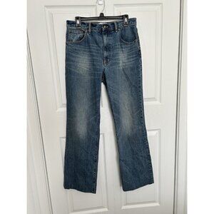 Madewell X Alexa Chung $178 High-Rise Straight Jean Allendale Wash Size 29 NS882